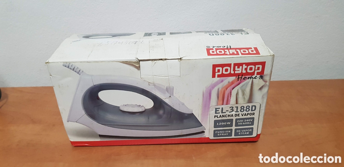 Segunda mano: Plancha de vapor Polytop Home en buen estado - Foto 1