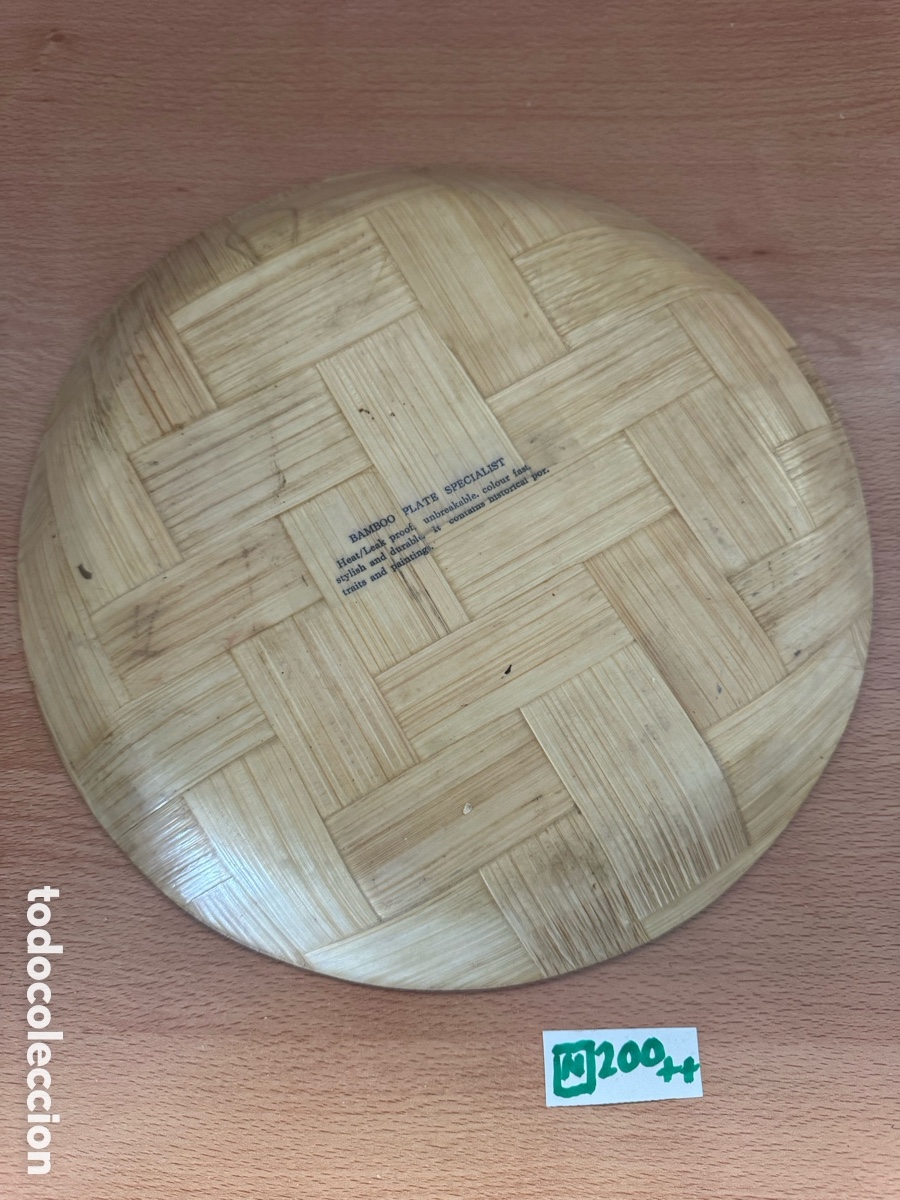 Segunda mano: Plato de bamb&uacute;, decoraci&oacute;n - Foto 2