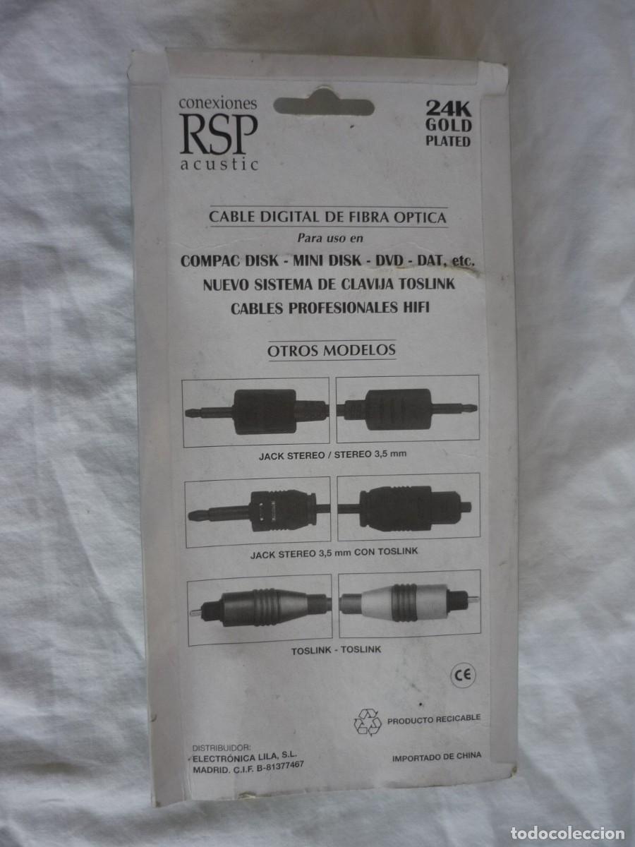 Segunda mano: Cable digital de fibra &oacute;ptica - Foto 5