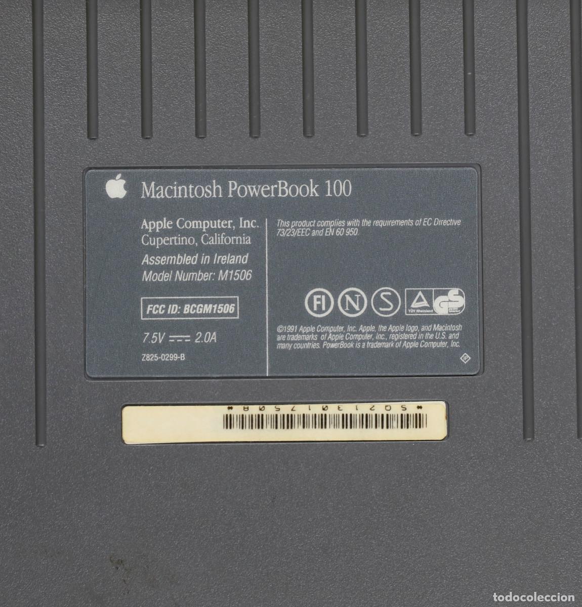 Segunda mano: MACINTOSH POWERBOOK 100. De principios de 1990. - Foto 7
