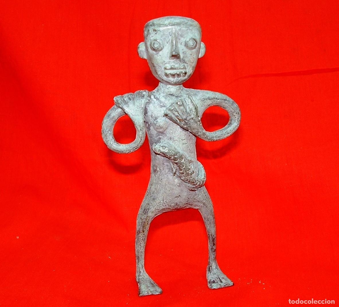 Segunda mano: ESTATUILLA DE BRONCE ENVEJECIDO - Foto 1