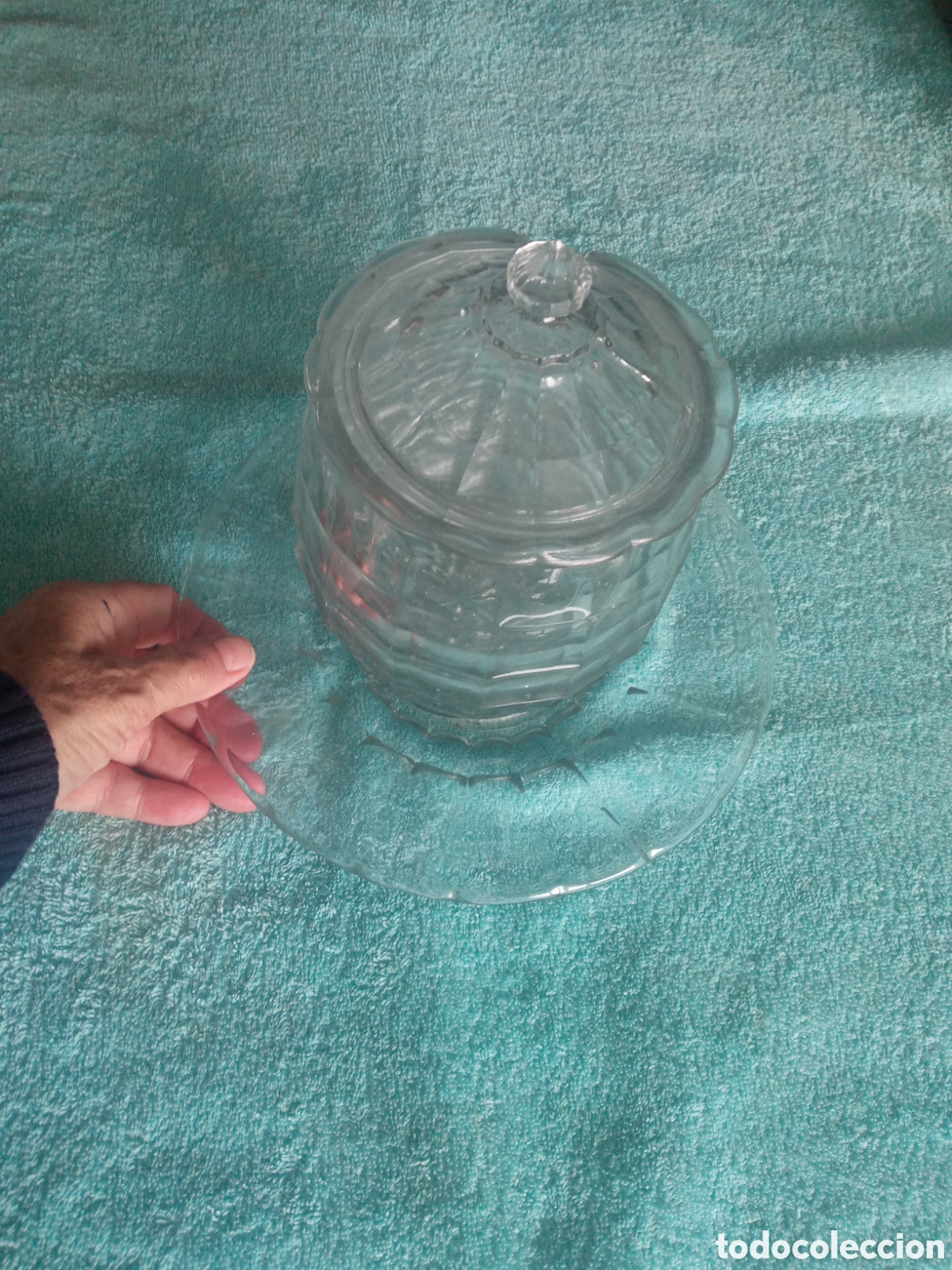Segunda mano: Hielera de vidrio de los a&ntilde;os 50 - Foto 2
