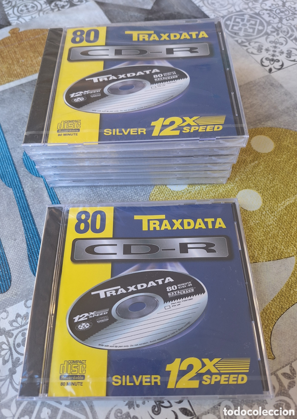 Segunda mano: Pack 7 CDR Traxdata 80 Silvestre 12x speed - Foto 1