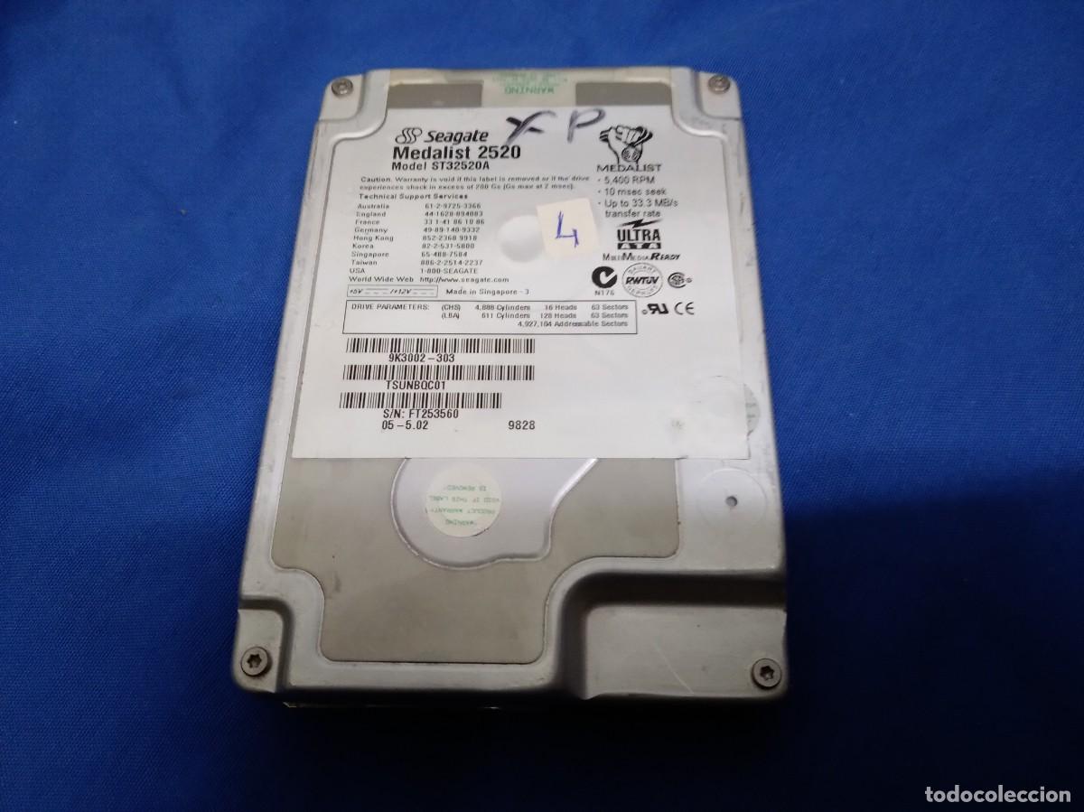 Segunda mano: DISCO DURO SEAGATE 2,5 Gbytes ST32520A ( N&ordm; 4 ) - Foto 1
