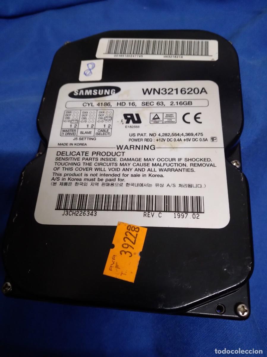 Segunda mano: DISCO DURO SAMSUNG 2,16 Gbytes WN321620A ( N&ordm; 8 ) - Foto 1