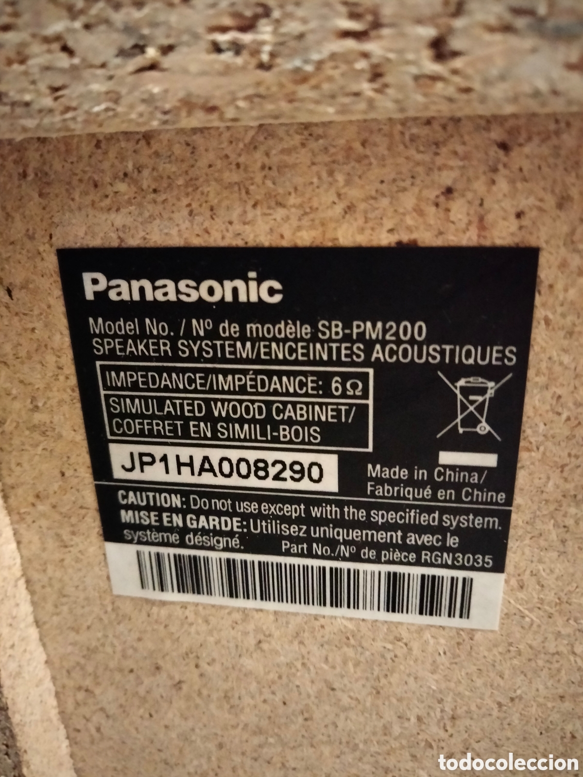 Segunda mano: Altavoces Panasonic SB-PM200 - Foto 5