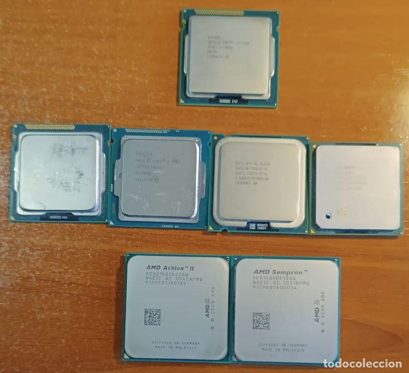 Segunda mano: Siete chips microprocesadores Intel Core i3, Intel Pentium, AMD Athlon II y AMD Sempron - Foto 1