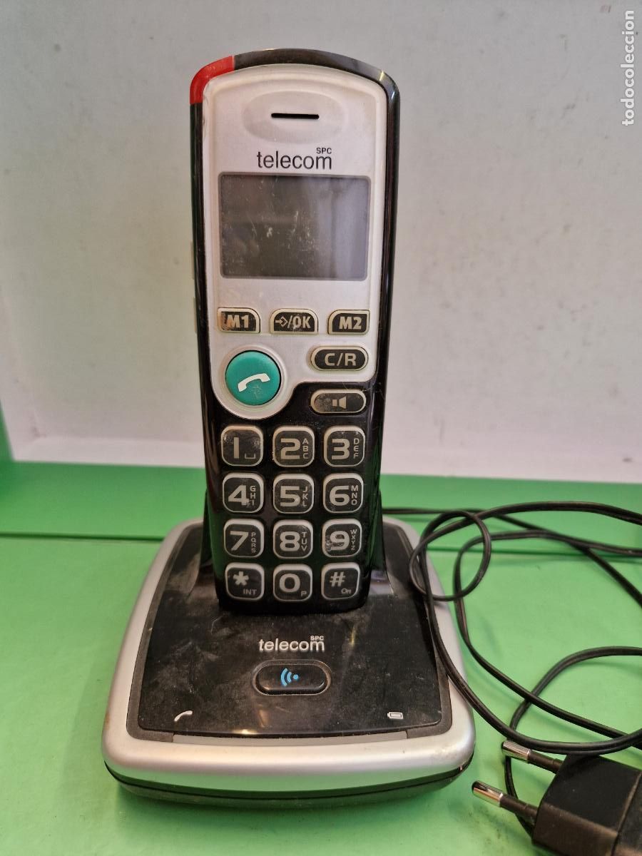 Segunda mano: BONITO TELEFONO TELECOM. COLOR NEGRO - Foto 1