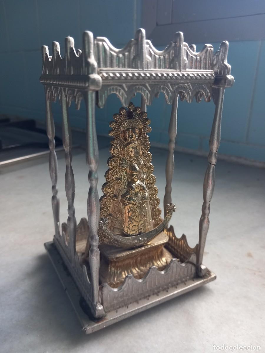 Segunda mano: Figura metal Virgen Roc&iacute;o Almonte - Foto 1