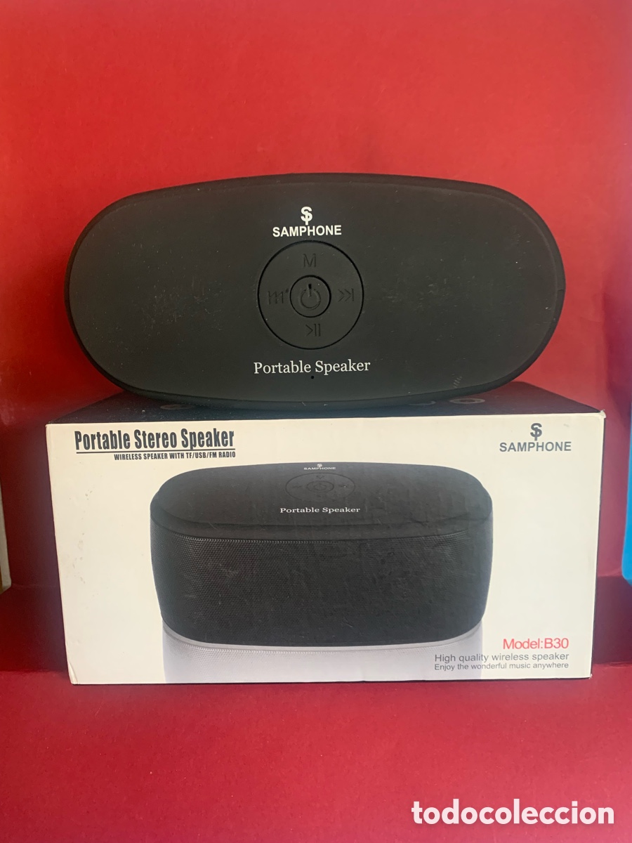 Segunda mano: SAMPHONE PORTABLE SPEAKER ALTAVOZ PORTATIL - Foto 1