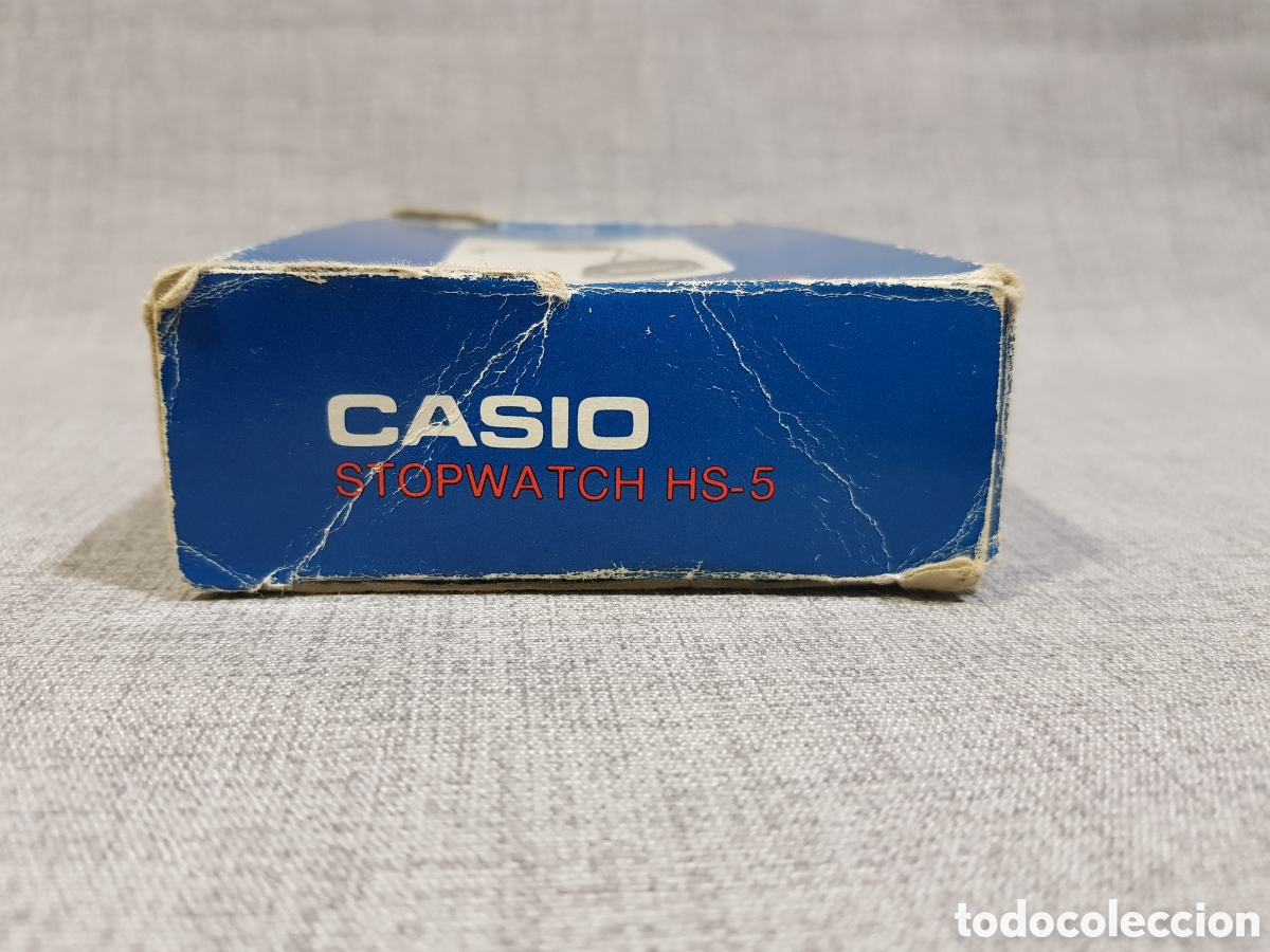 Segunda mano: CRON&Oacute;METRO CASIO STOPWATCH HS-5 RESISTENTE AL AGUA. CON CAJA - Foto 17