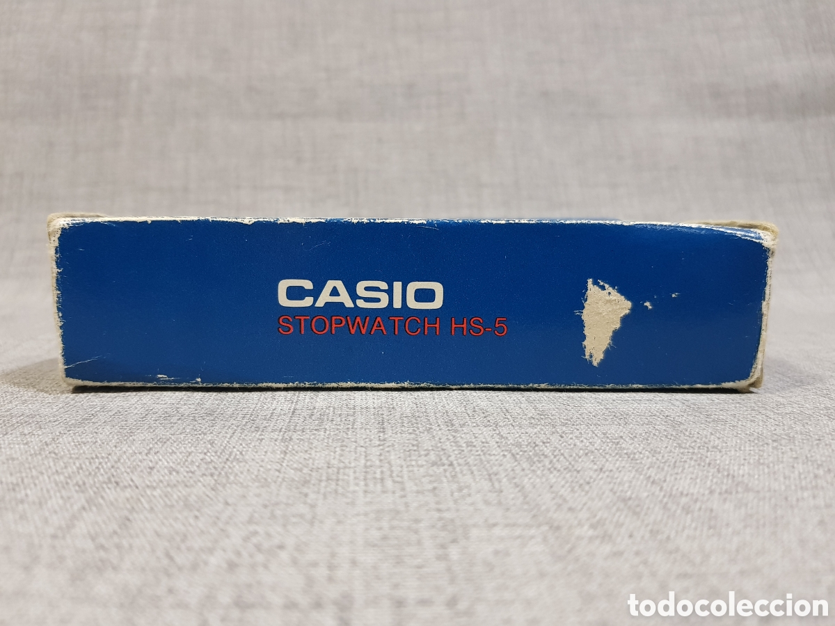 Segunda mano: CRON&Oacute;METRO CASIO STOPWATCH HS-5 RESISTENTE AL AGUA. CON CAJA - Foto 18