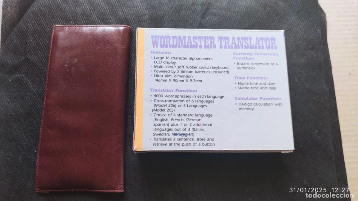 Segunda mano: CALCULADORA Y TRADUCTORA VINTAGE. - Foto 7