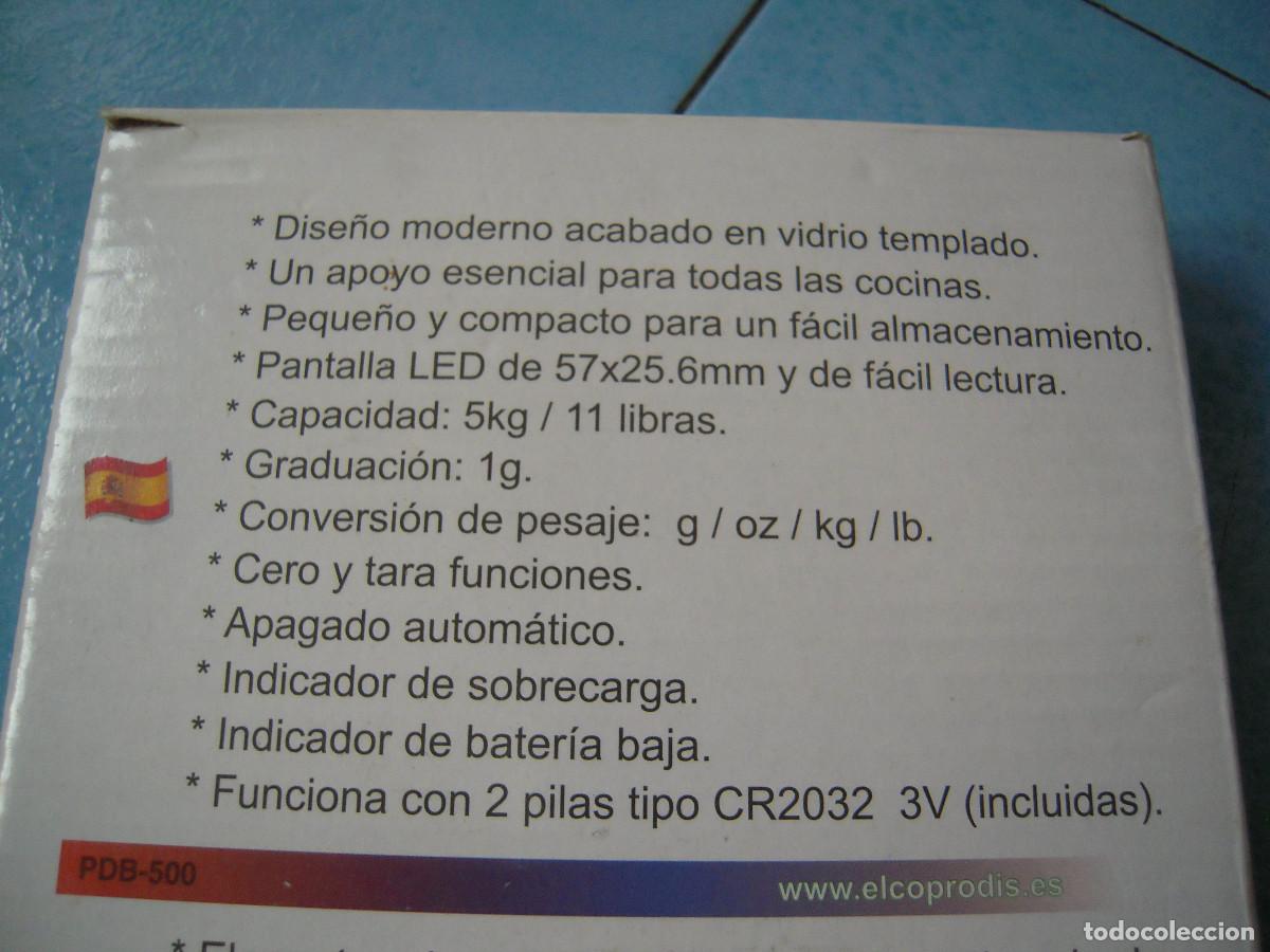 Segunda mano: Balanza de cocina electr&oacute;nica ELCO - Foto 9