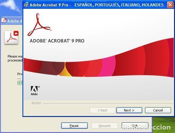 Segunda mano: ADOBE ACROBAT 9 PRO, con NUMERO DE SERIE ORIGINAL - Foto 1