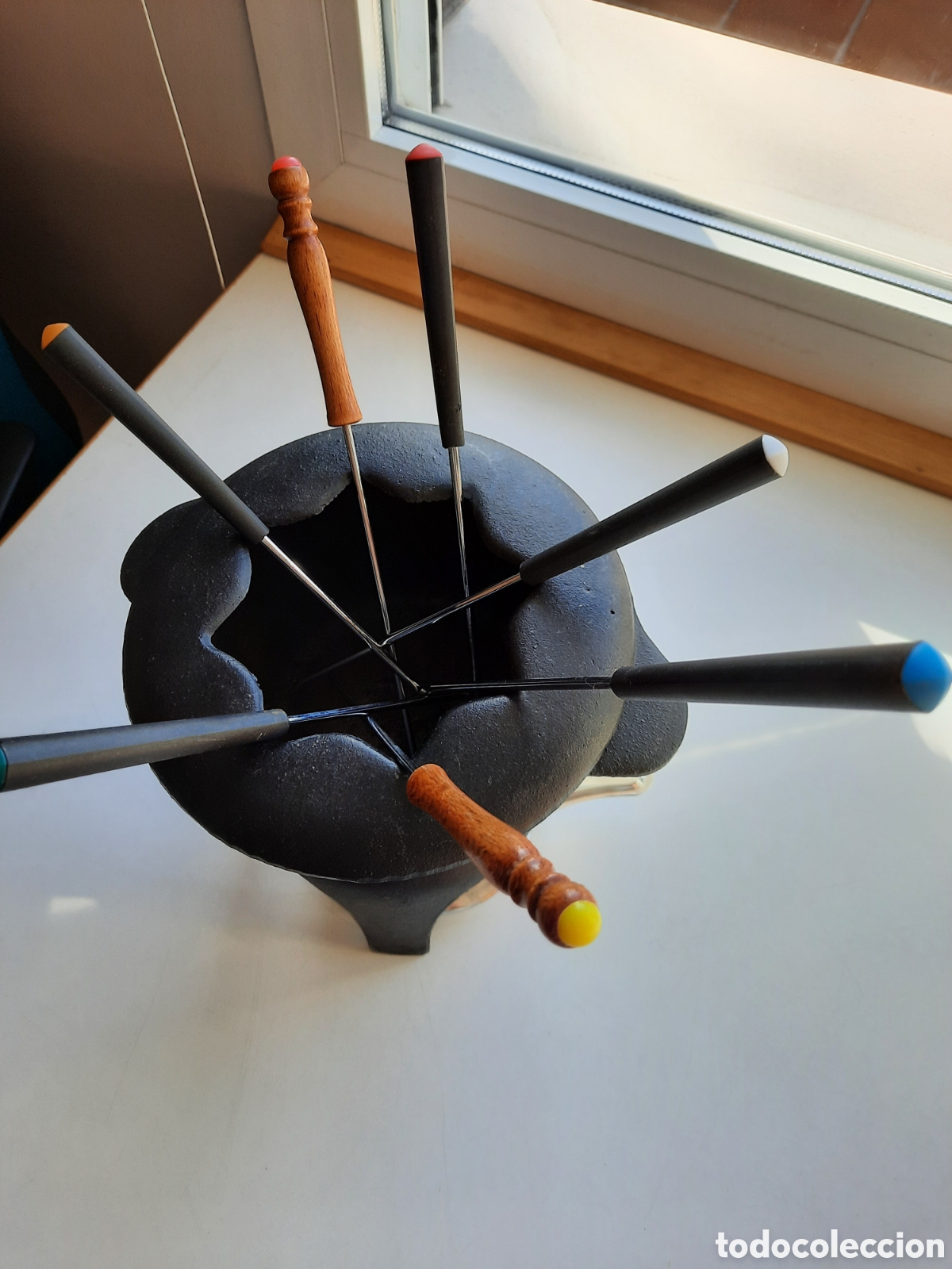 Segunda mano: Fondue de hierro fundido - Foto 2