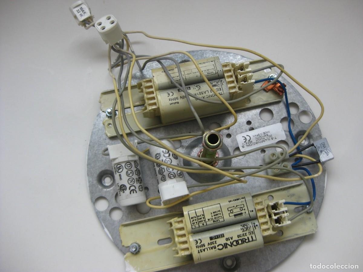 Segunda mano: PLAFON LAMPARA CIRCULAR ACERO 54 WATIOS - Foto 8