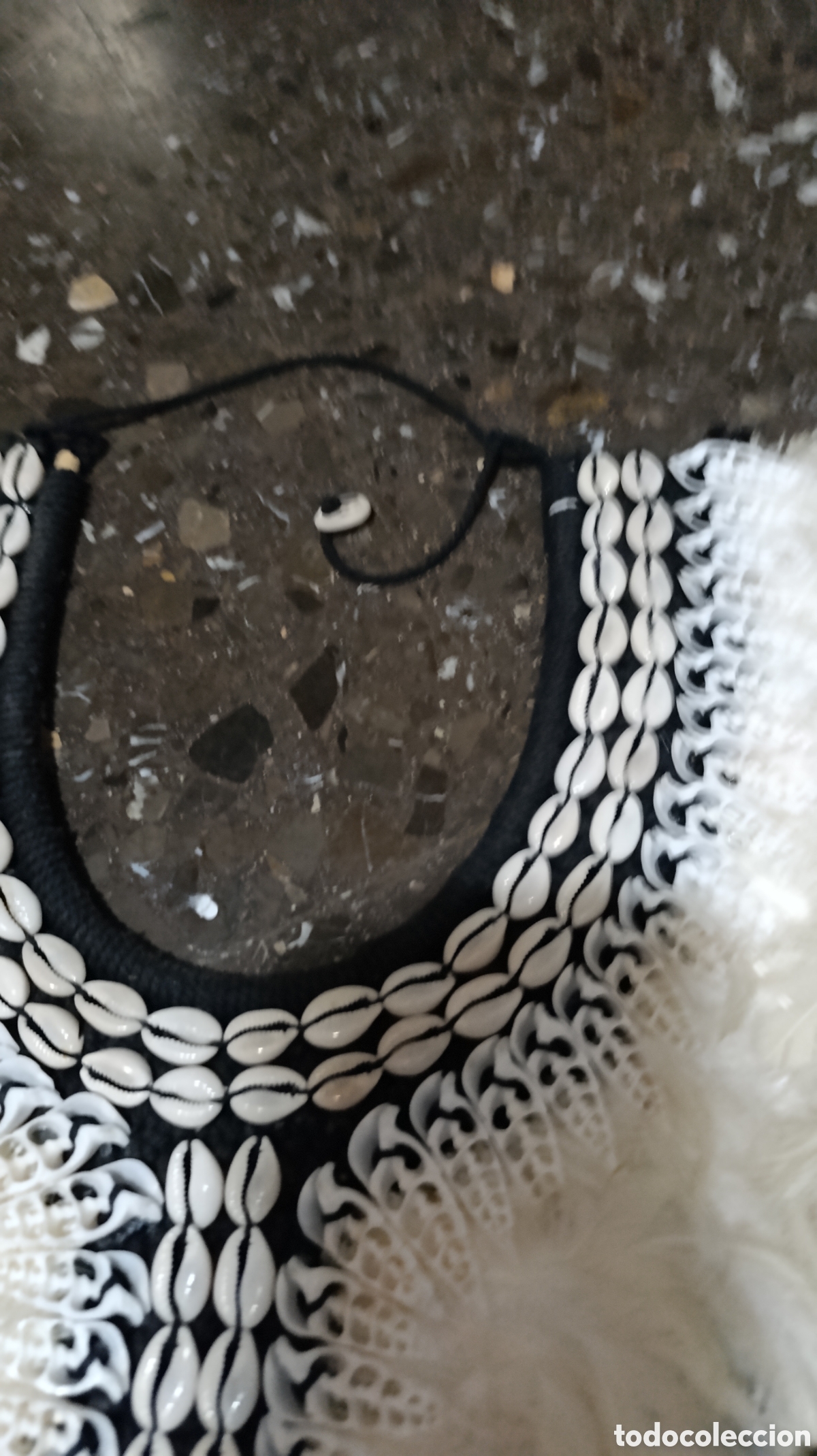 Segunda mano: Collar conchas plumas decoraci&oacute;n mujer - Foto 2