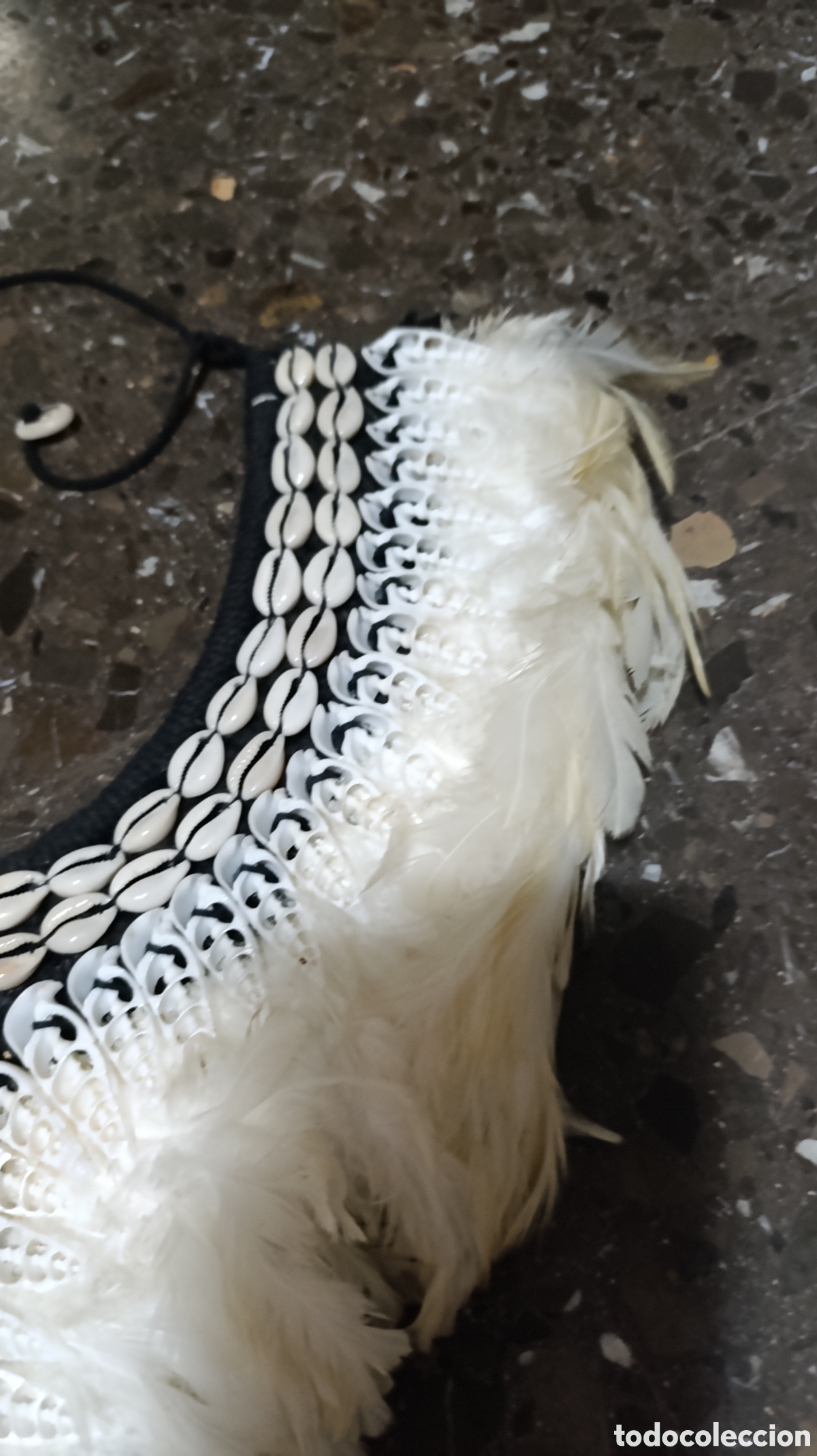 Segunda mano: Collar conchas plumas decoraci&oacute;n mujer - Foto 3