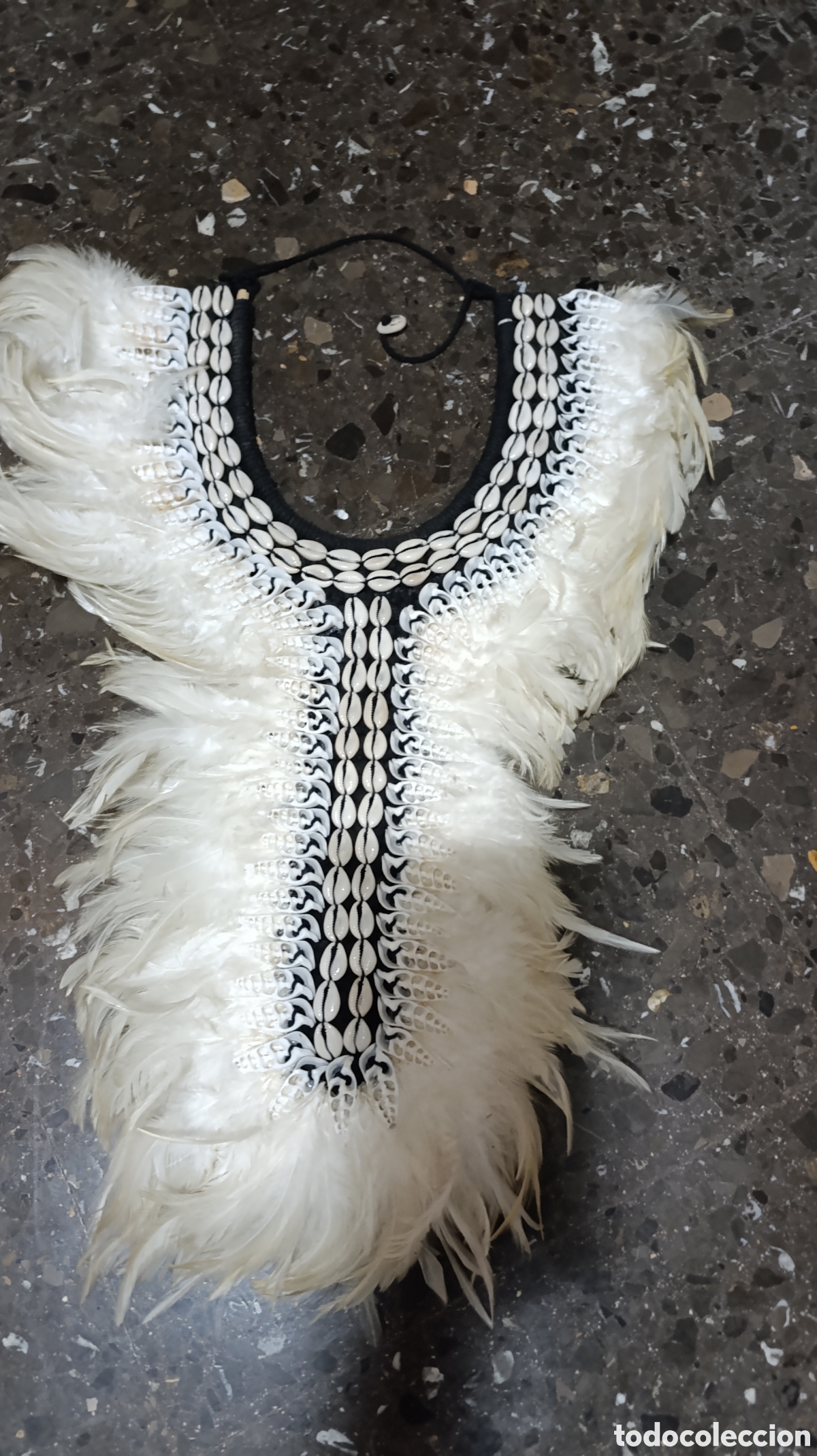 Segunda mano: Collar conchas plumas decoraci&oacute;n mujer - Foto 5