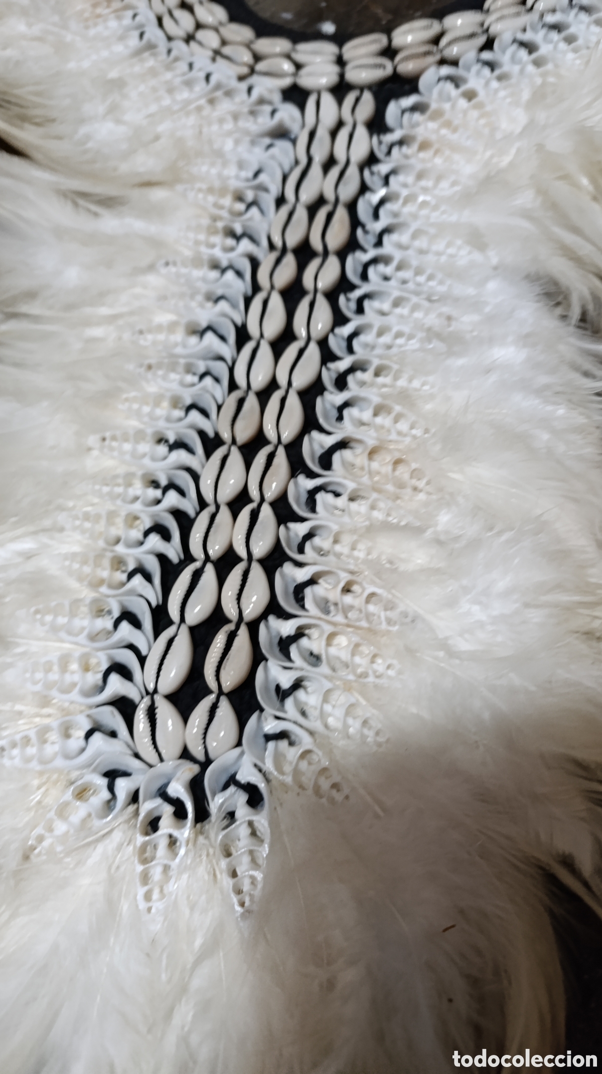 Segunda mano: Collar conchas plumas decoraci&oacute;n mujer - Foto 1