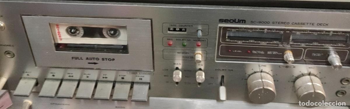 Segunda mano: SeoUM sc-9000 stereo cassette deck . Plata vintage. - Foto 1
