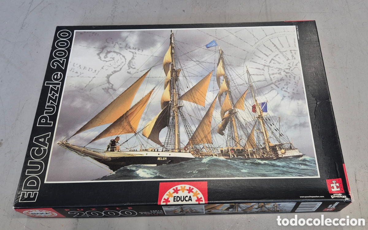 Segunda mano: Puzzle velero goleta barco 2000 piezas - Foto 1