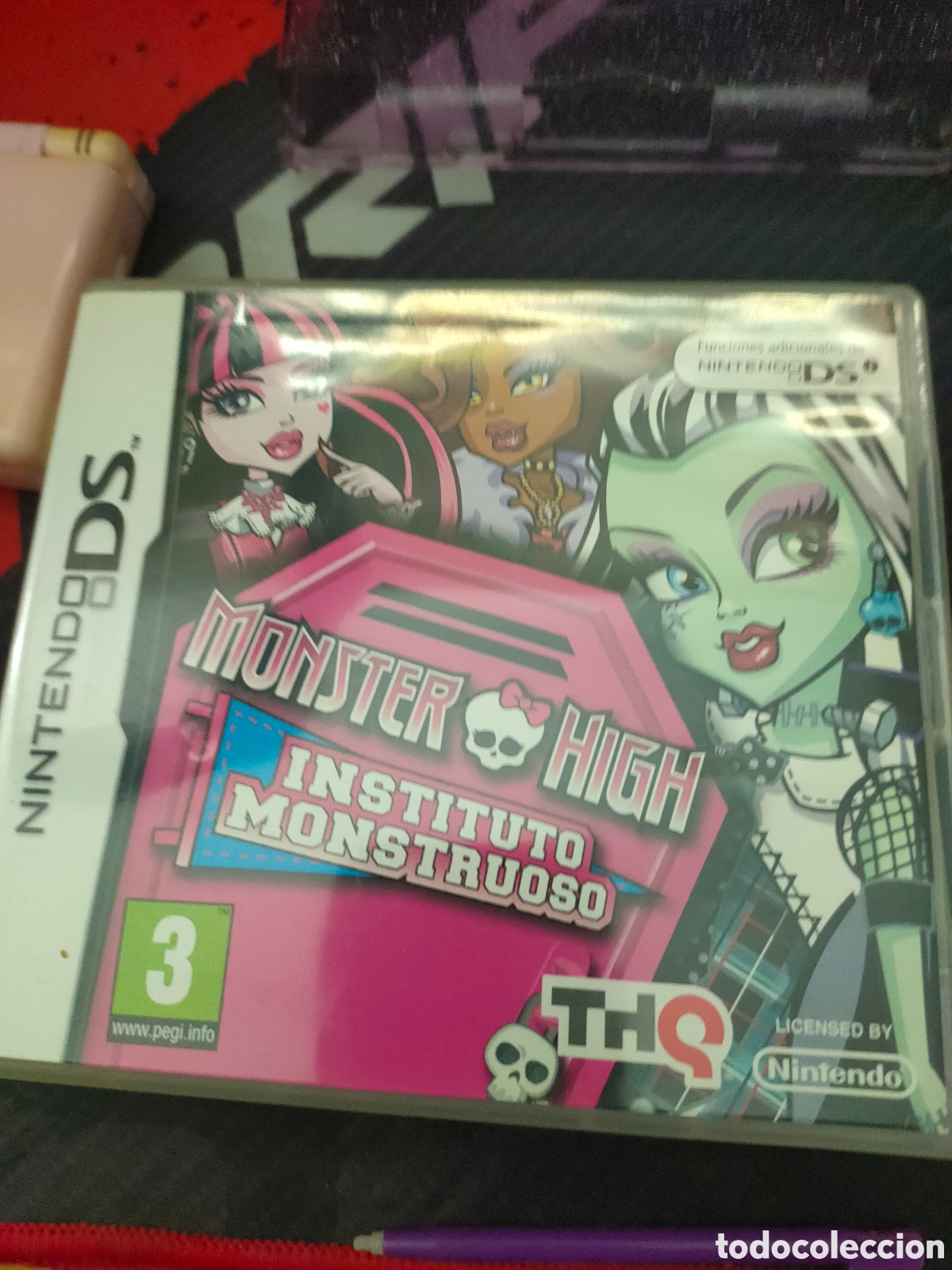 Segunda mano: Nintendo DS Lite rosa + 4 juegos - Foto 4