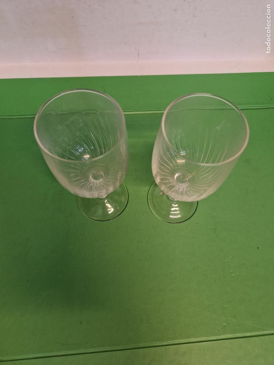 Segunda mano: 2 BONITAS COPAS DE CRISTAL. MEDIDA 13*6CM - Foto 3