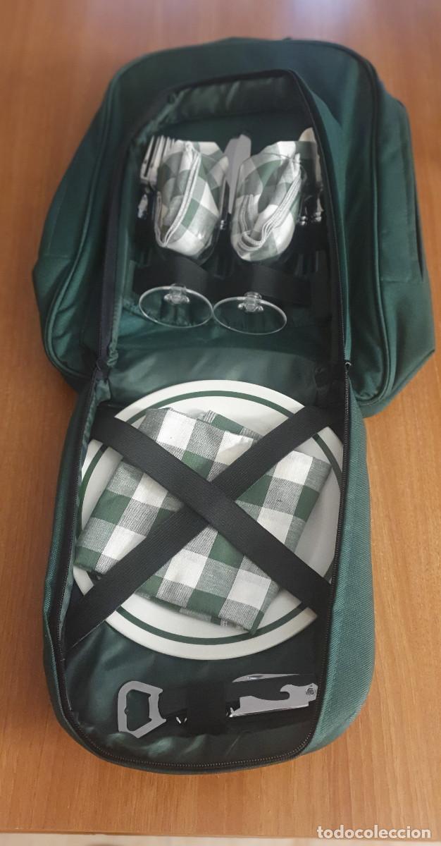 Segunda mano: MOCHILLA DE PICNIC CON ACCESORIOS. - Foto 2