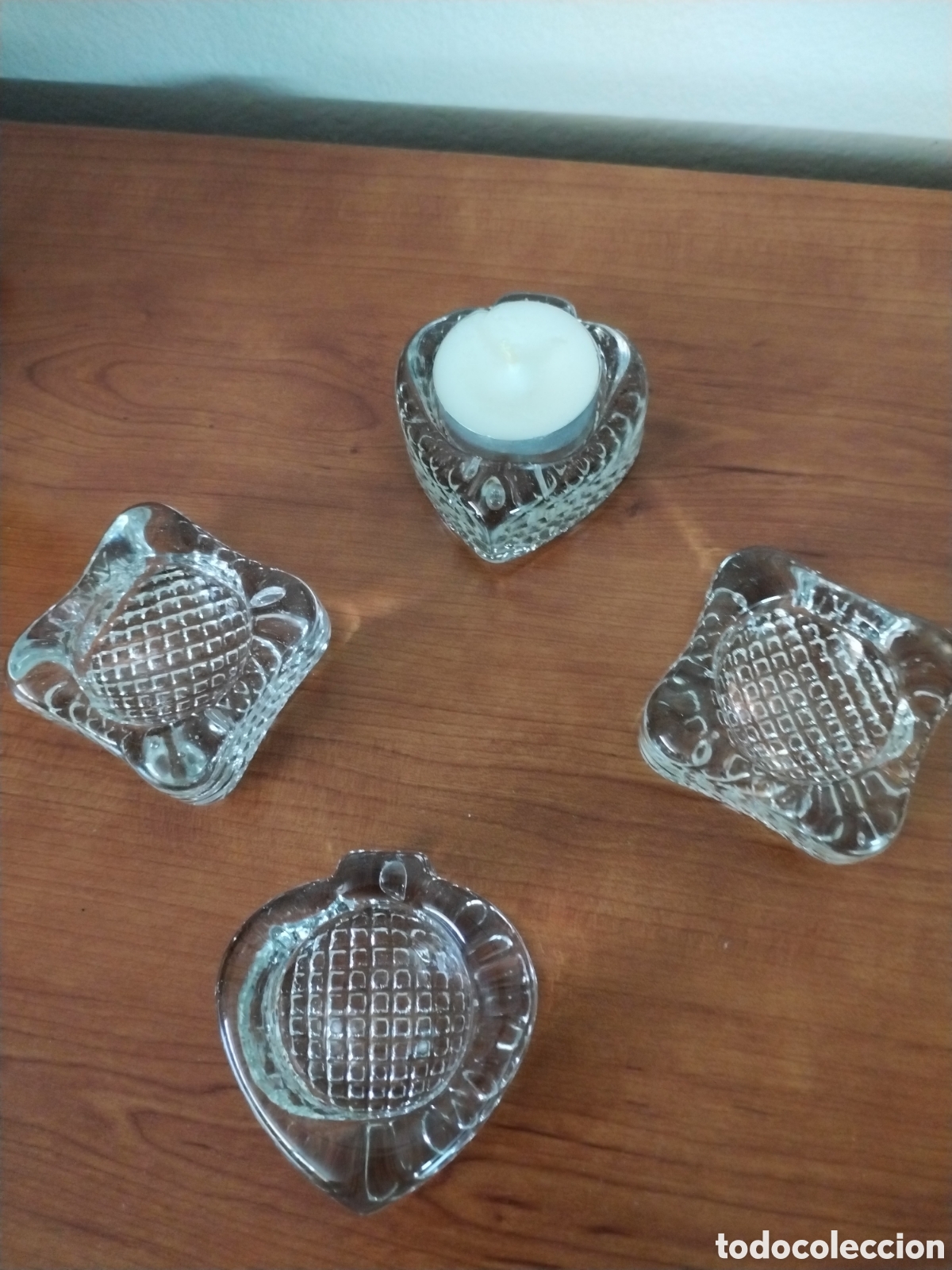 Segunda mano: 4 portavelas de cristal de murano - Foto 13