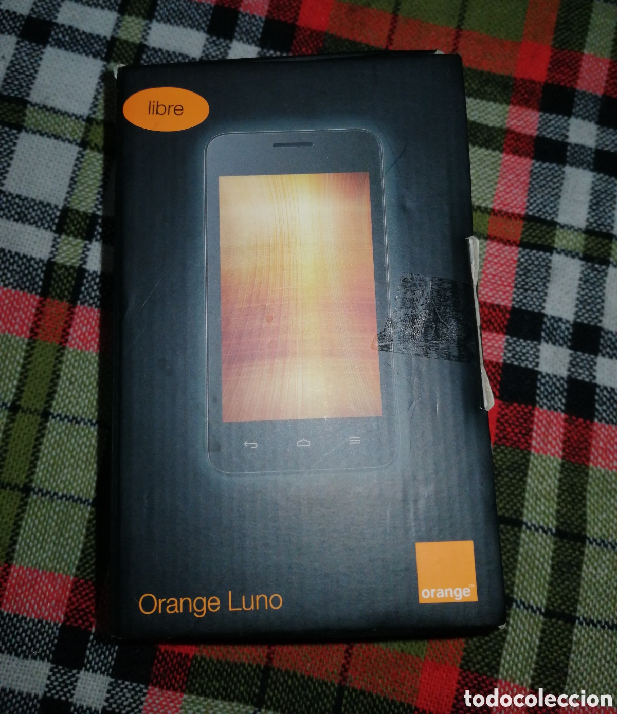 Segunda mano: Caja con tapa trasera Huawei Orange Luno - Foto 5