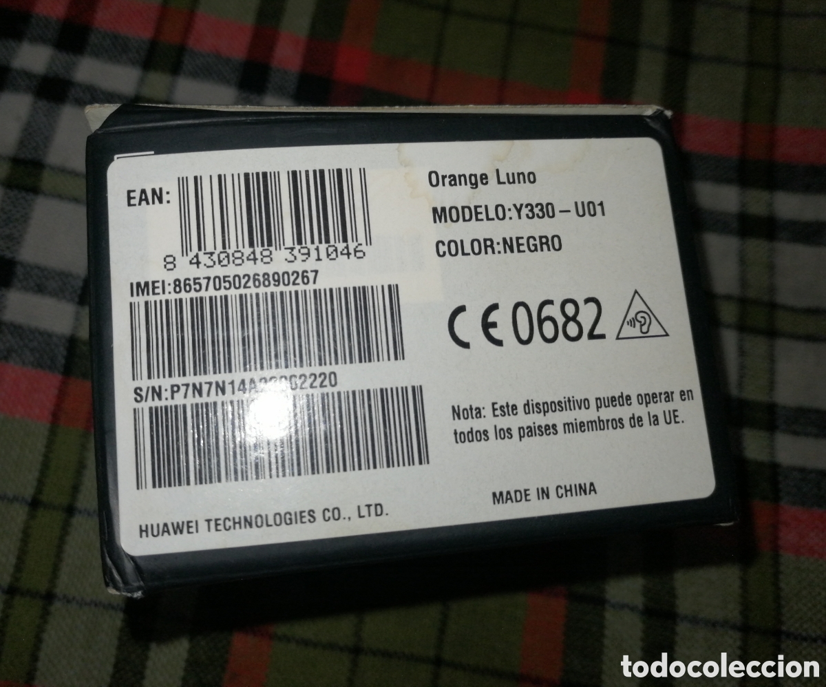 Segunda mano: Caja con tapa trasera Huawei Orange Luno - Foto 8