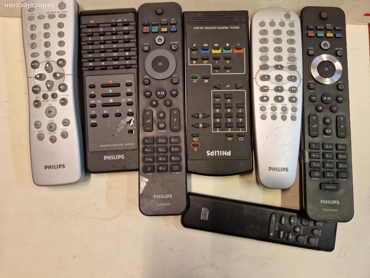 Segunda mano: BONITO LOTES DE MANDOS. PHILIPS. - Foto 4