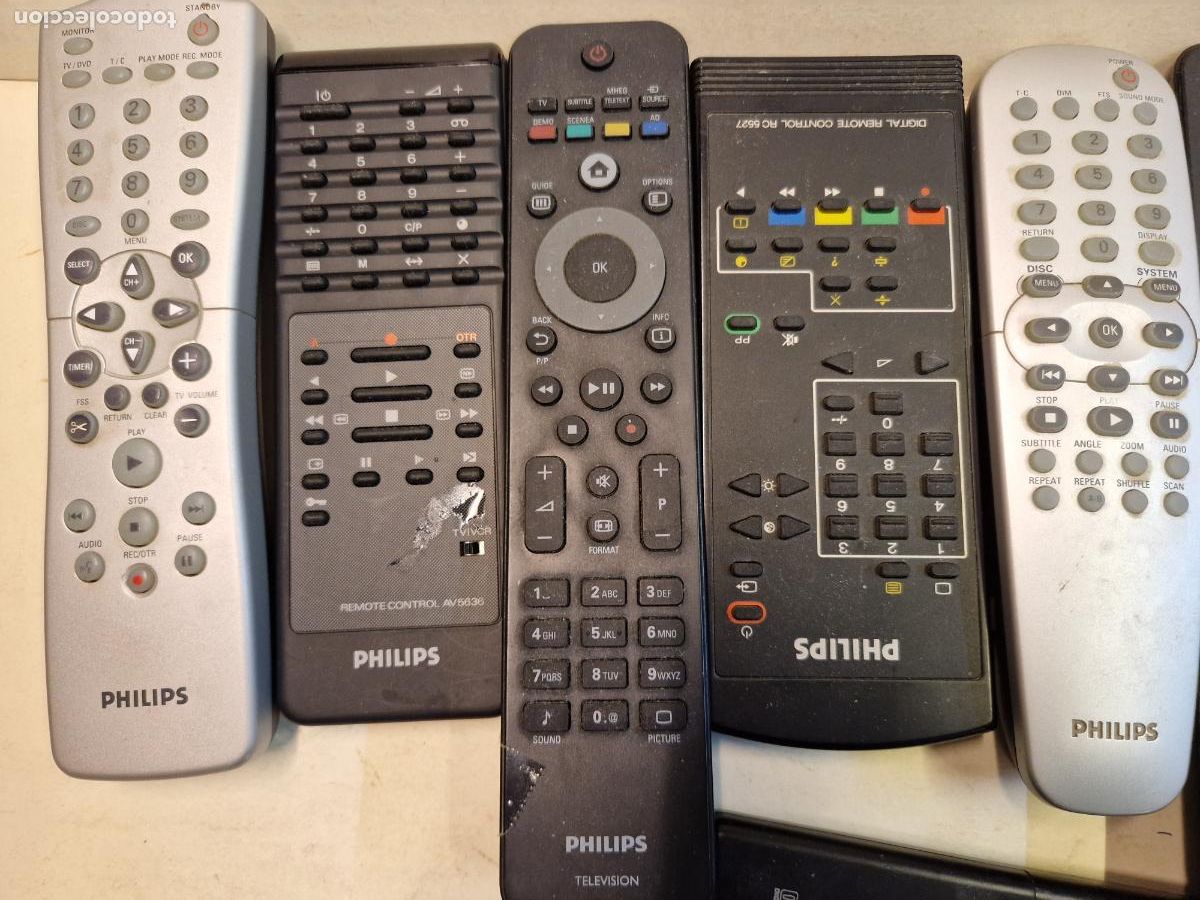 Segunda mano: BONITO LOTES DE MANDOS. PHILIPS. - Foto 1