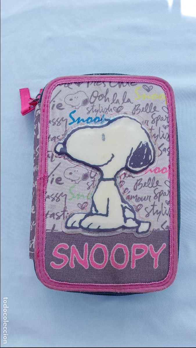 Segunda mano: Antiguo estuche escolar o plumier de Snoopy - Foto 1
