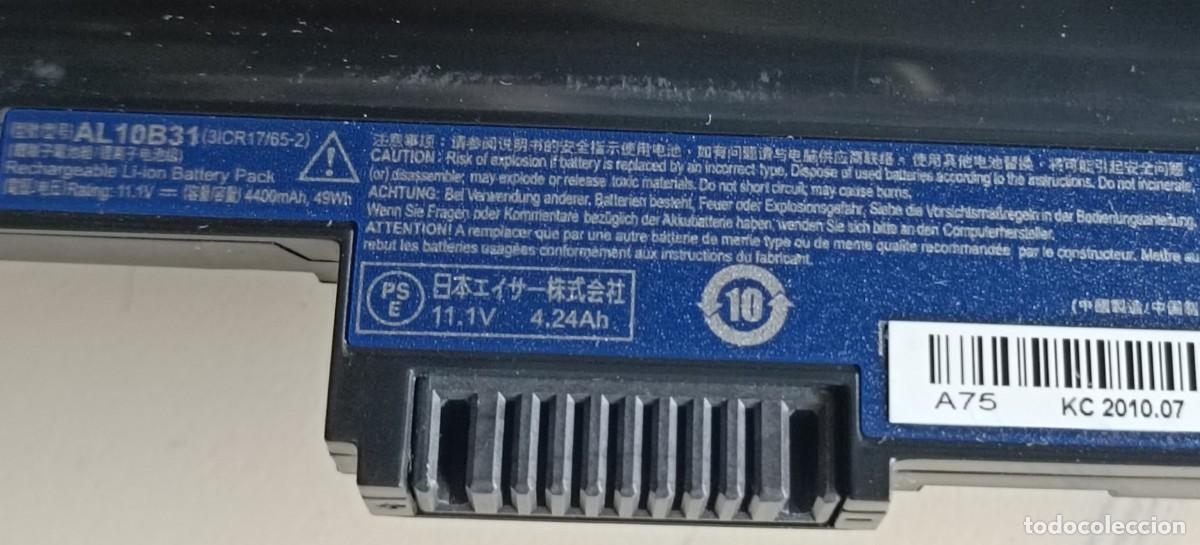 Segunda mano: BATERIA ACER AL10B31 - Foto 4