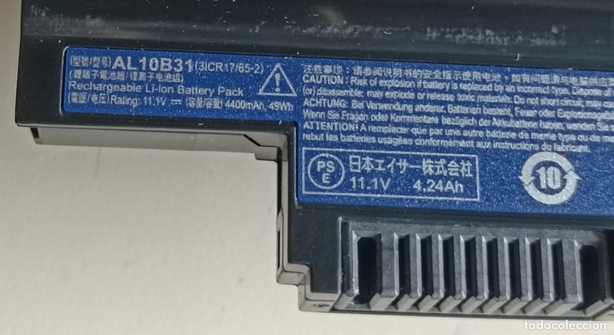 Segunda mano: BATERIA ACER AL10B31 - Foto 5