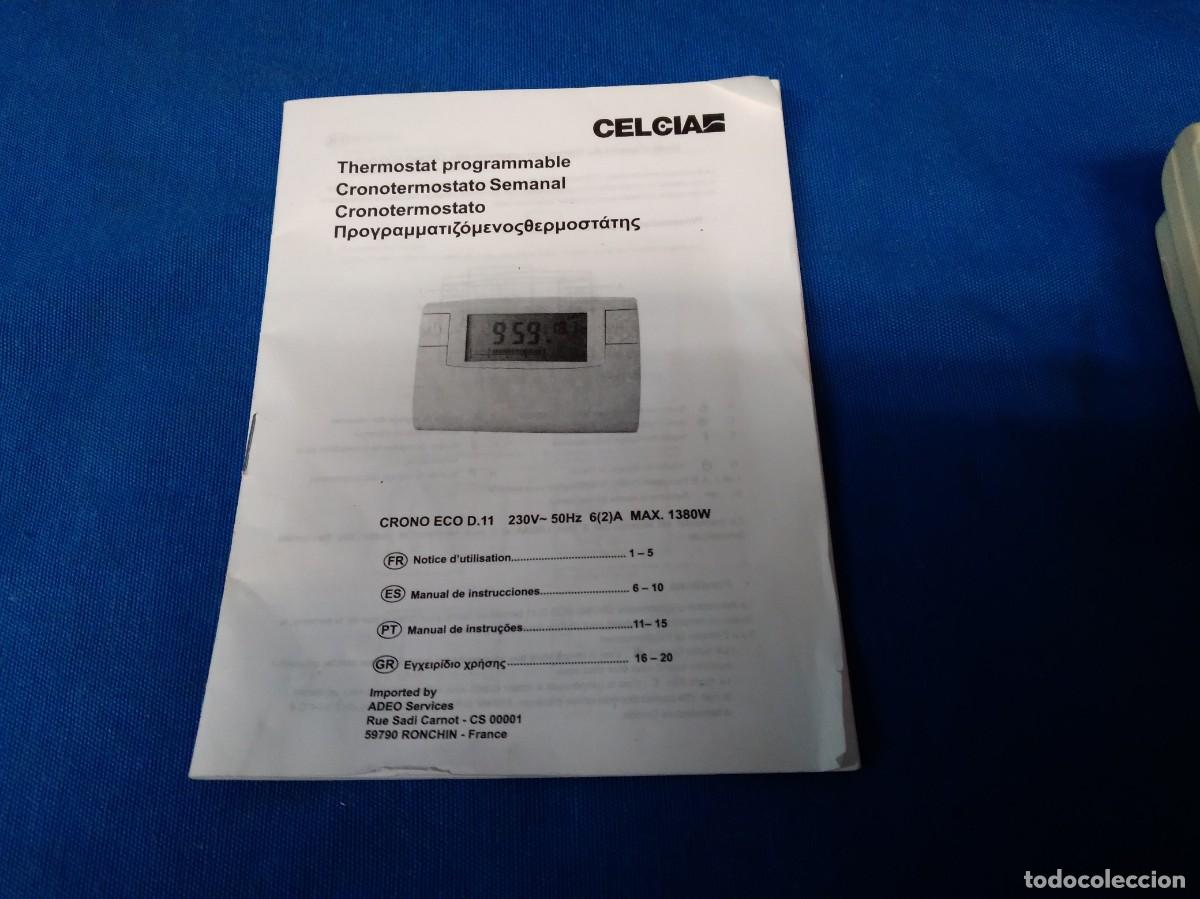 Segunda mano: TERMOSTATO PROGRAMABLE CELCIA CRONO ECO D.11 - Foto 7