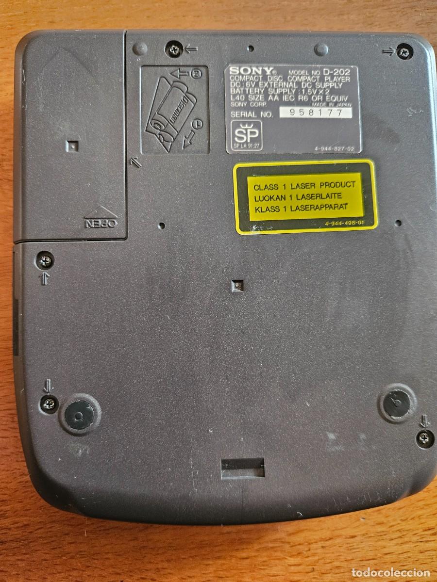 Segunda mano: DISCMAN SONY D-202 MEGA BASS - Sin funcionar - Foto 3