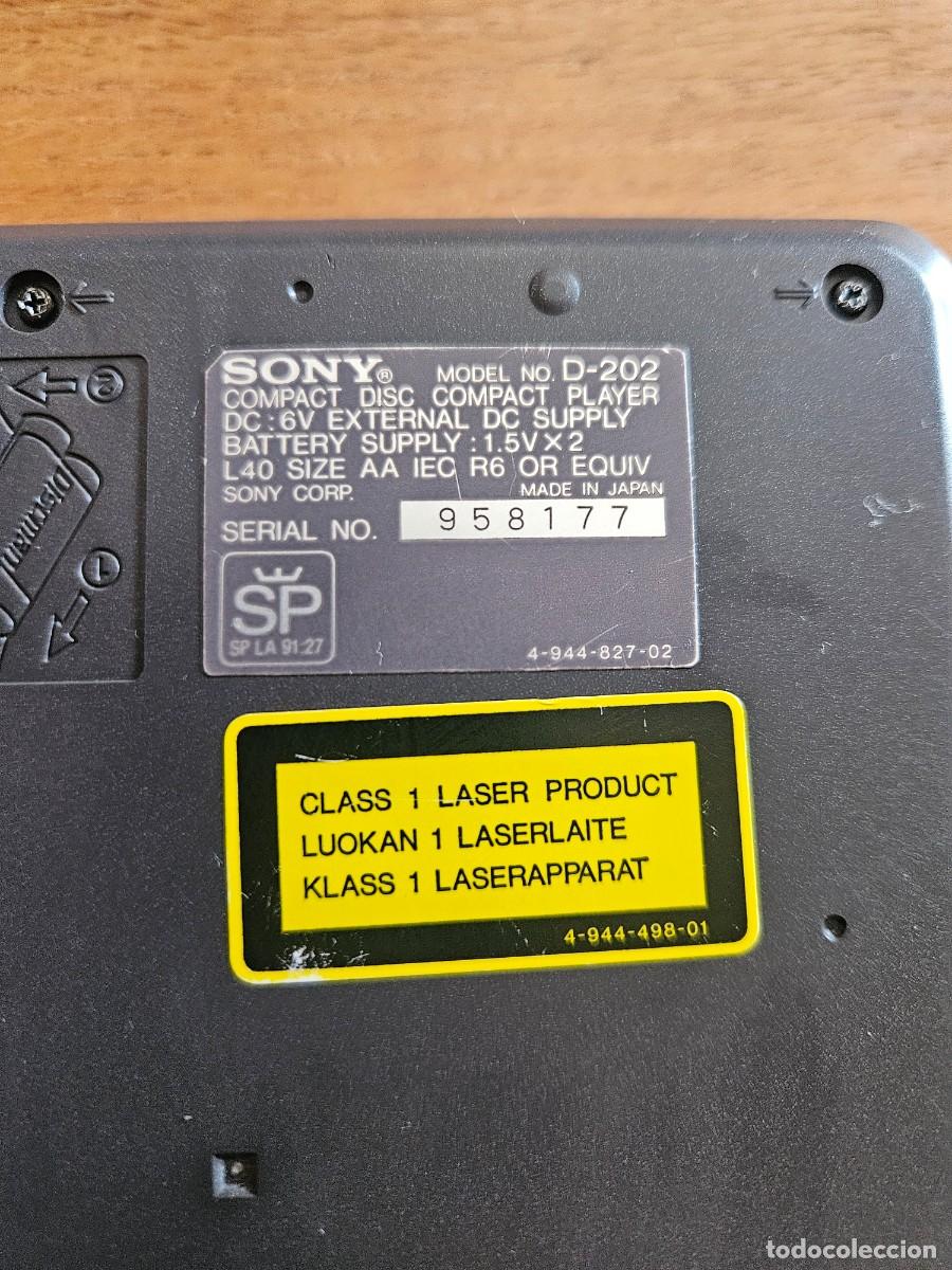 Segunda mano: DISCMAN SONY D-202 MEGA BASS - Sin funcionar - Foto 4
