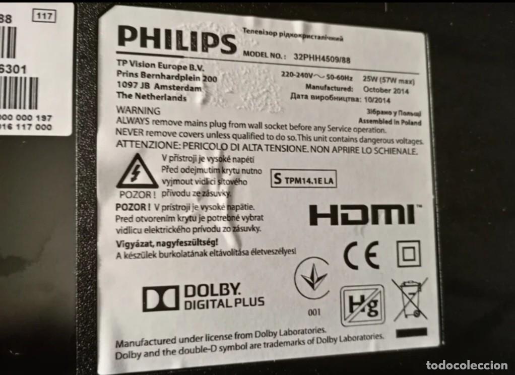 Segunda mano: TELEVISION PHILIPS 32PHH4509/88 - Foto 4