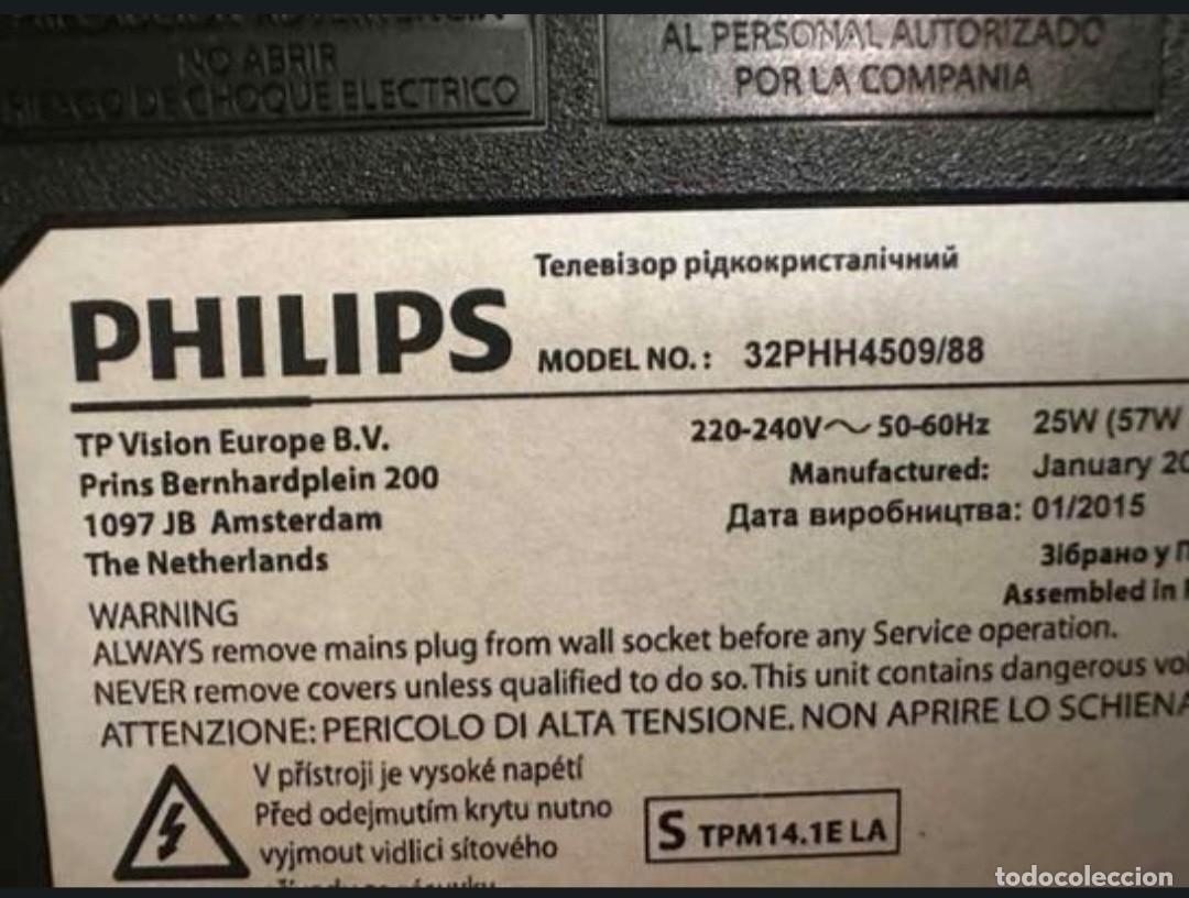 Segunda mano: TELEVISION PHILIPS 32PHH4509/88 - Foto 6