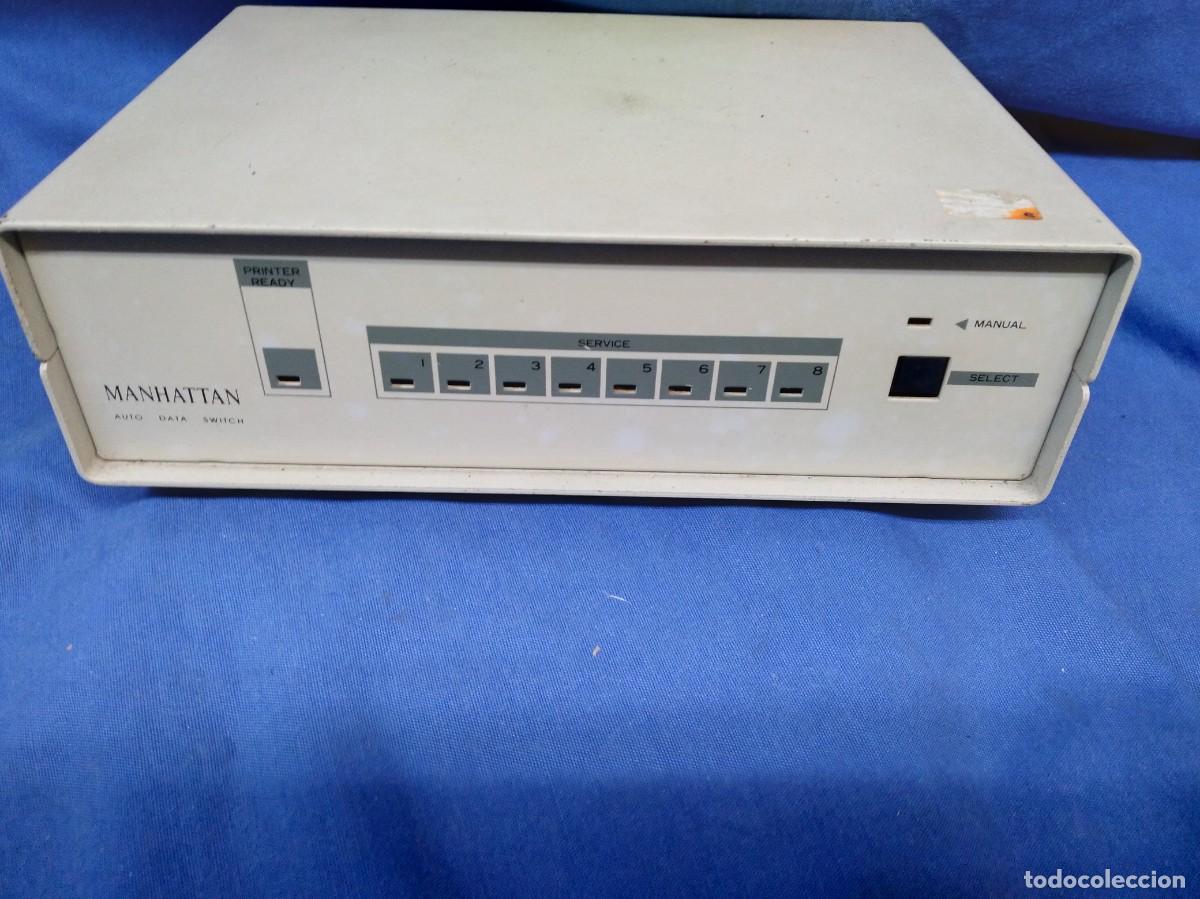 Segunda mano: ANTIGUO AUTO DATA SWITCH MARCA MANHATTAN CAJA DE METAL - Foto 1