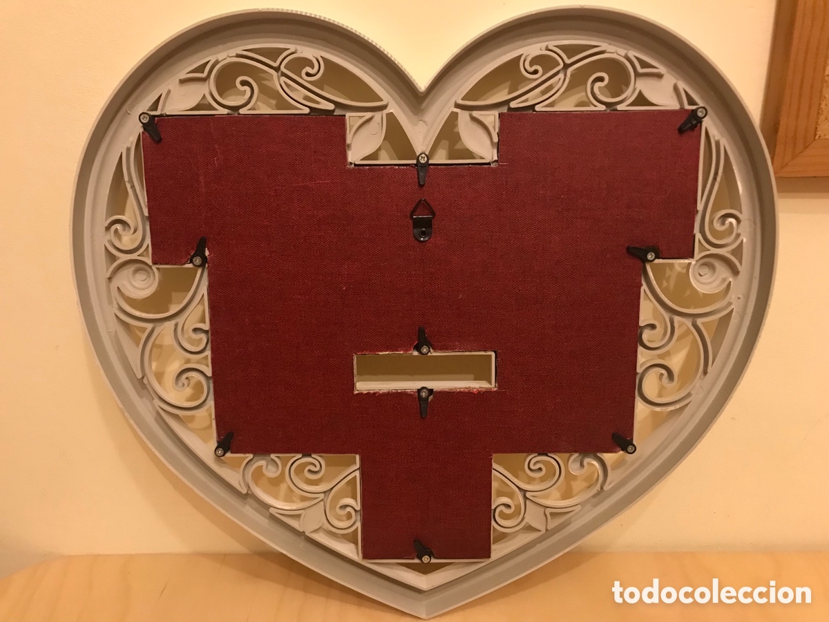 Segunda mano: Marco para fotos con forma de coraz&oacute;n - Foto 2