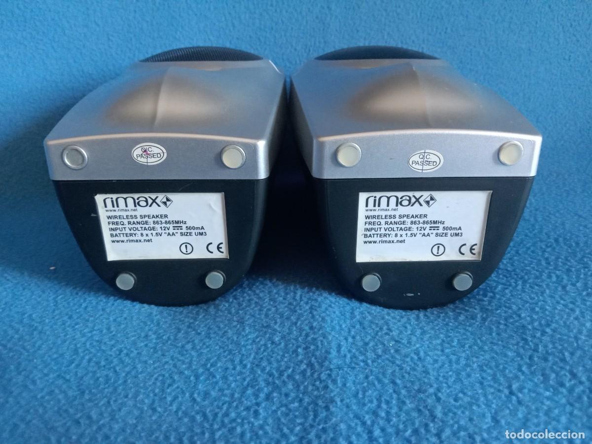 Segunda mano: Pareja de altavoces inal&aacute;mbricos Rimax - Foto 6