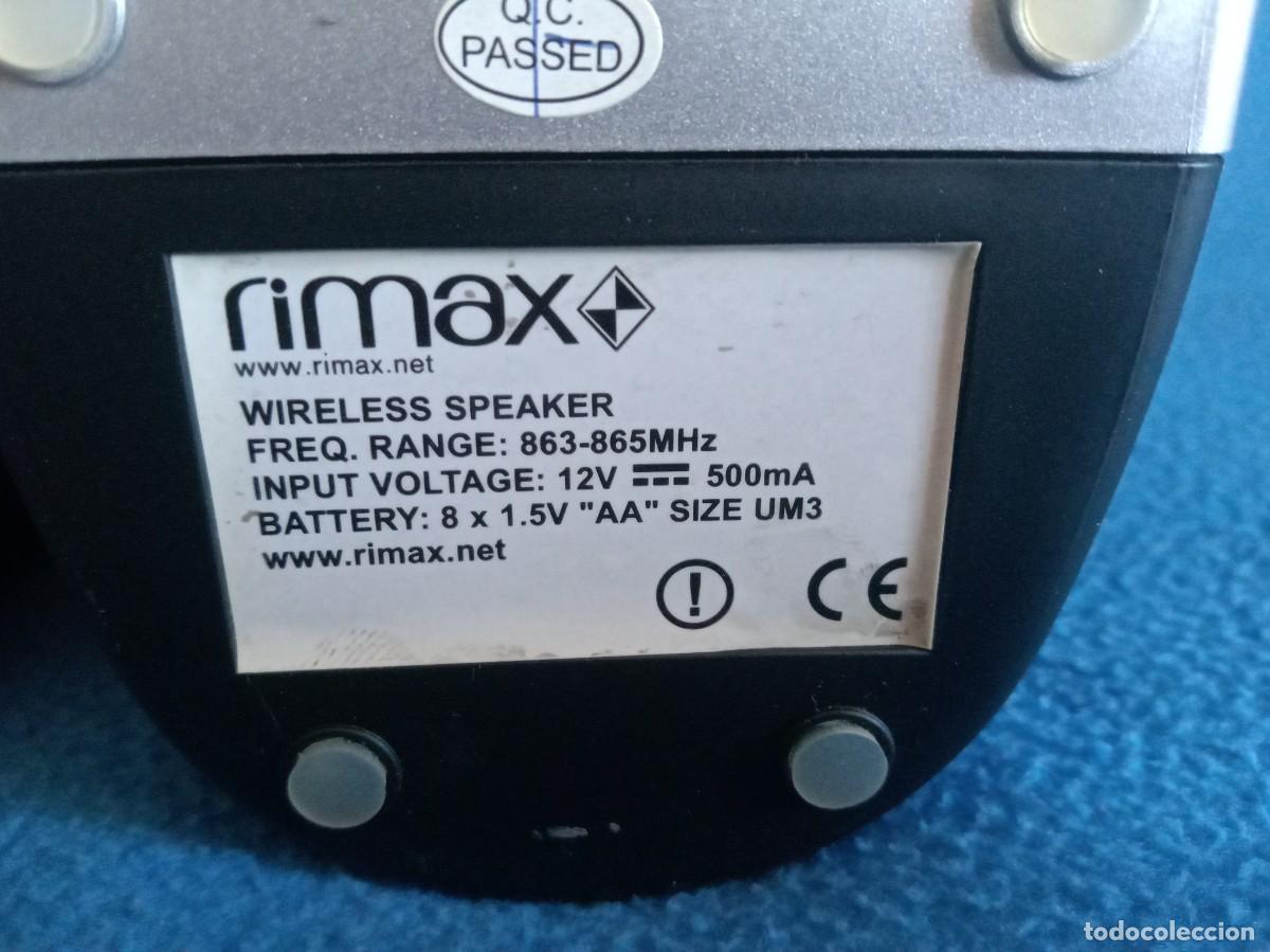 Segunda mano: Pareja de altavoces inal&aacute;mbricos Rimax - Foto 7