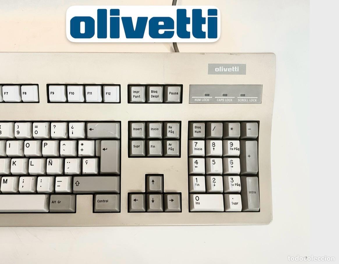 D'Occasion: OLIVETTI TECLADO MEC&Aacute;NICO-LK 442-RJ11 -ANTIGUO OLIVETI LK442-ANKPC 885-TAS187-ORDENADOR PC