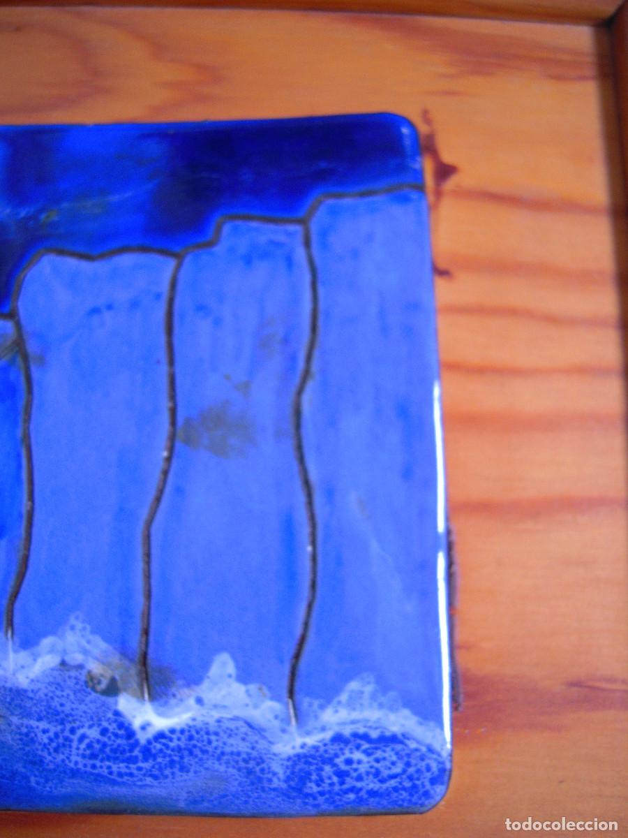 Segunda mano: Cuadro a restaurar madera y azul - Foto 2