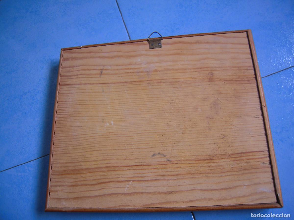 Segunda mano: Cuadro a restaurar madera y azul - Foto 4
